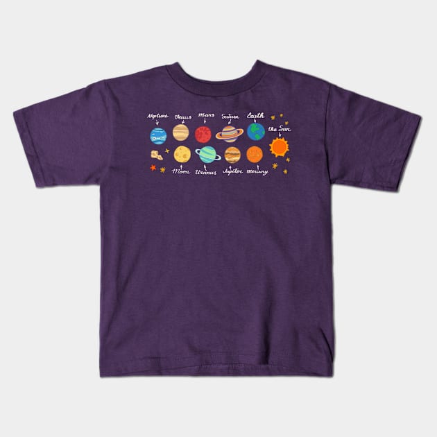 I need more space Kids T-Shirt by runlenarun